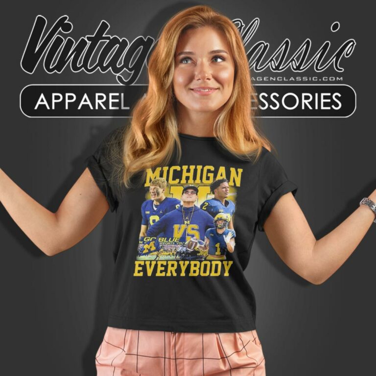 Michigan Wolverines 2024 Cfp Championship Everybody Women T Shirt Michigan Wolverines 2024 Cfp Championship Everybody Women T Shirt