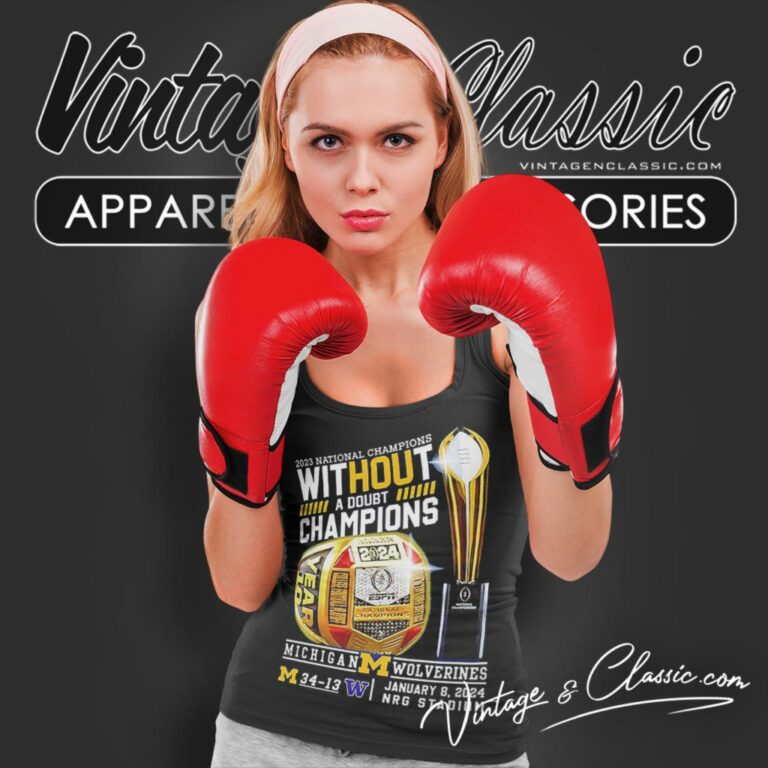 Michigan Wolverines 2024 National Champions Without A Doubt Champions Ring Tank Top Racerback Michigan Wolverines 2024 National Champions Without A Doubt Champions Ring Tank Top Racerback