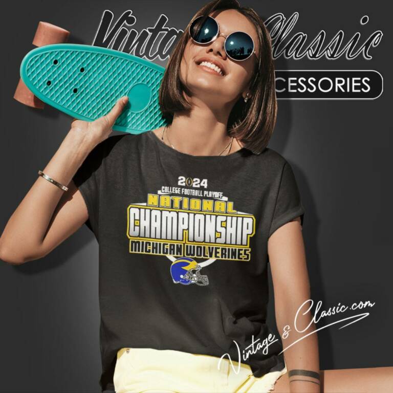 Michigan Wolverines Cfp 2024 National Championship Women T Shirt Michigan Wolverines Cfp 2024 National Championship Women T Shirt