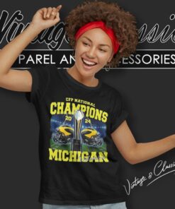 Michigan Wolverines Cfp National Champions 2024 Helmet Women T Shirt