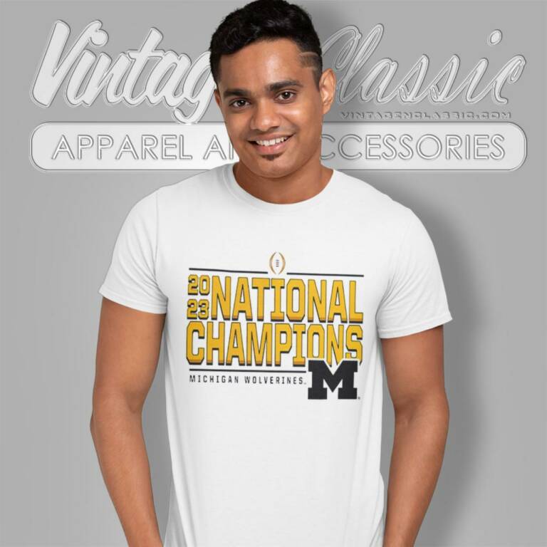 Michigan Wolverines Cfp National Championship 2023 T Shirt Michigan Wolverines Cfp National Championship 2023 T Shirt