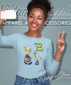 Michigan Wolverines Charlie Brown Snoopy And Woodstock Long Sleeve Tee