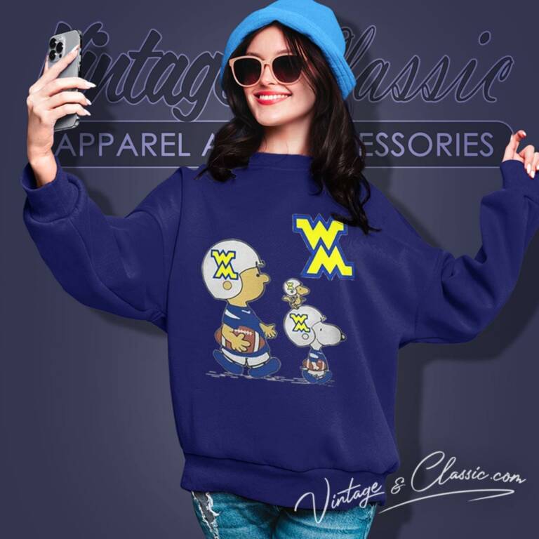 Michigan Wolverines Charlie Brown Snoopy And Woodstock Sweatshirt Michigan Wolverines Charlie Brown Snoopy And Woodstock Sweatshirt