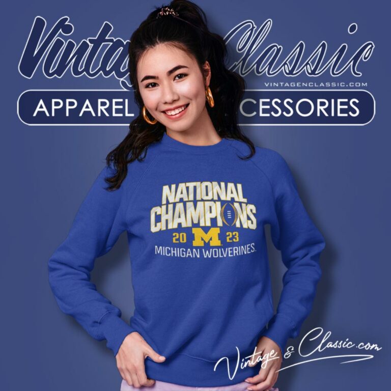 Michigan Wolverines College Football Playoff National Champions 2023 Sweatshirt Michigan Wolverines College Football Playoff National Champions 2023 Sweatshirt