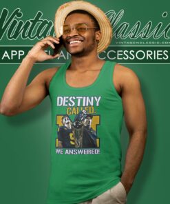 Michigan Wolverines Destiny Called We Answered 2023 National Champions Tank Top Racerback