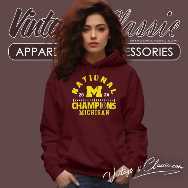 Michigan Wolverines Football National Championships 2024 Hoodie Michigan Wolverines Football National Championships 2024 Hoodie