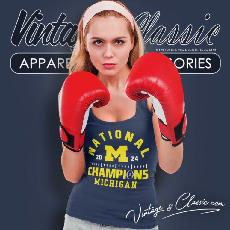 Michigan Wolverines Football National Championships 2024 Tank Top Racerback Michigan Wolverines Football National Championships 2024 Tank Top Racerback