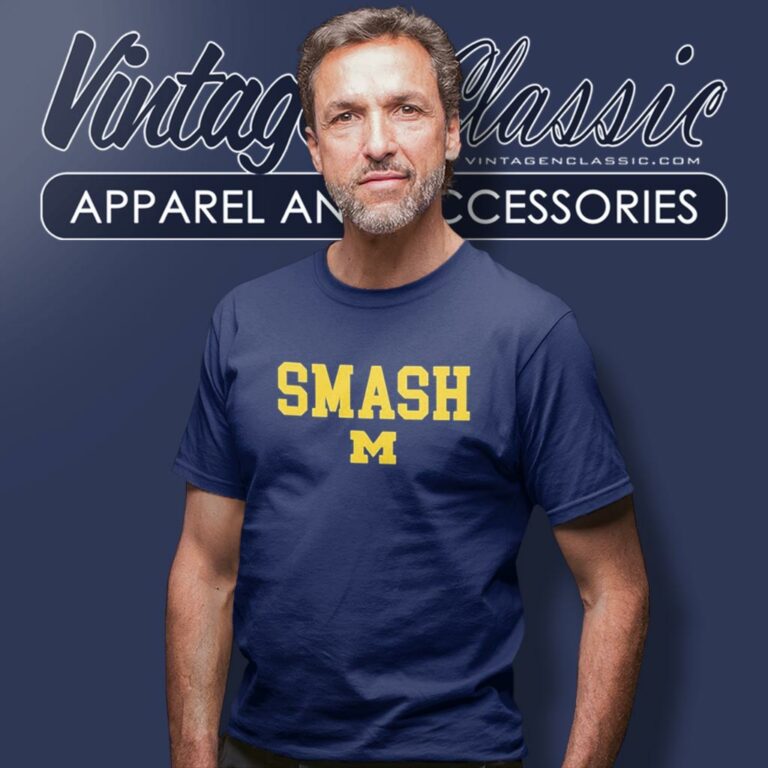 Michigan Wolverines Football Smash T Shirt Michigan Wolverines Football Smash T Shirt