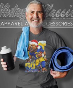 Michigan Wolverines Go Blue Christmas Lights V Neck TShirt