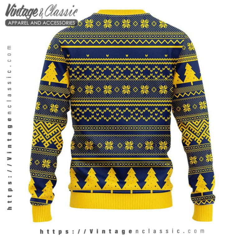 Michigan Wolverines Grateful Dead Ugly Sweater back Ugly Christmas Sweater Michigan Wolverines Grateful Dead Ugly Sweater back Ugly Christmas Sweater