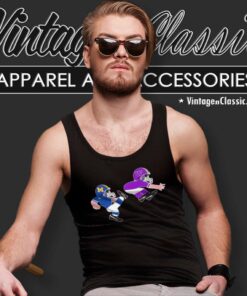 Michigan Wolverines Kicks Washington Huskies Tank Top Racerback 1
