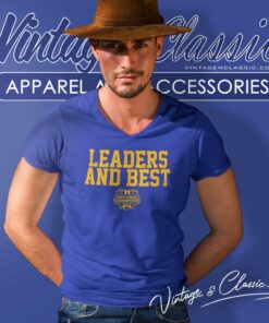 Michigan Wolverines Leaders And Best National Champions 2023 V Neck TShirt