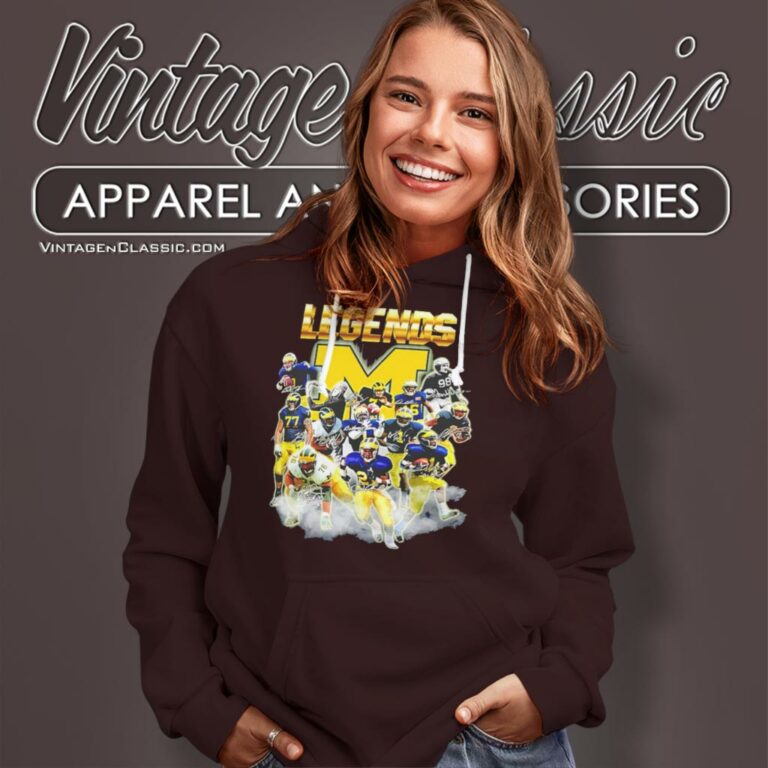 Michigan Wolverines Legends Player Signatures 2024 Hoodie Michigan Wolverines Legends Player Signatures 2024 Hoodie