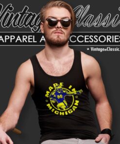 Michigan Wolverines Made In Michigan Made In Detroit Tank Top Racerback 1