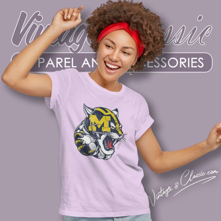 Michigan Wolverines Mascot Ncaa Women T Shirt Michigan Wolverines Mascot Ncaa Women T Shirt