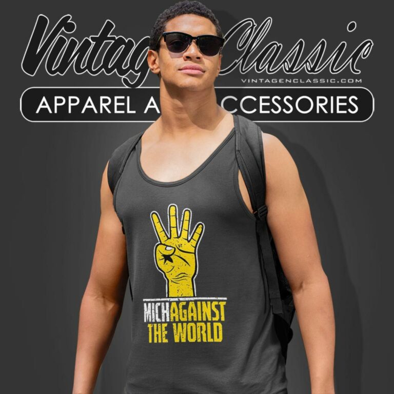 Michigan Wolverines Michagainst The World Tank Top Racerback Michigan Wolverines Michagainst The World Tank Top Racerback