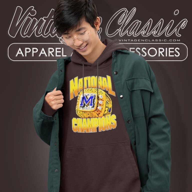 Michigan Wolverines National Champions Ring Hoodie Michigan Wolverines National Champions Ring Hoodie