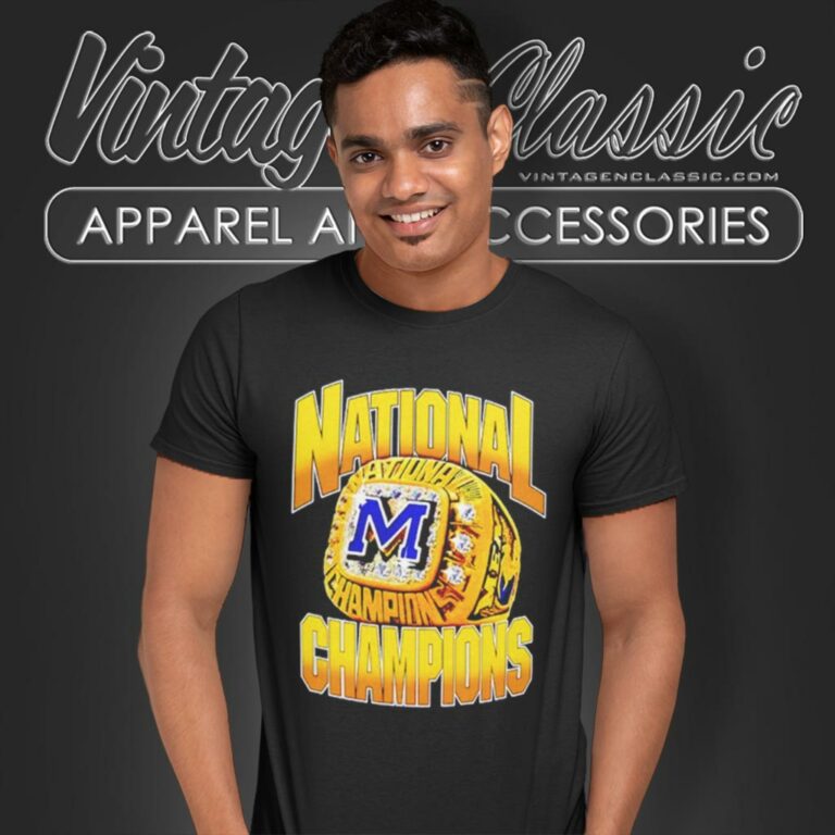Michigan Wolverines National Champions Ring T Shirt Michigan Wolverines National Champions Ring T Shirt