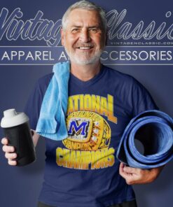 Michigan Wolverines National Champions Ring V Neck TShirt