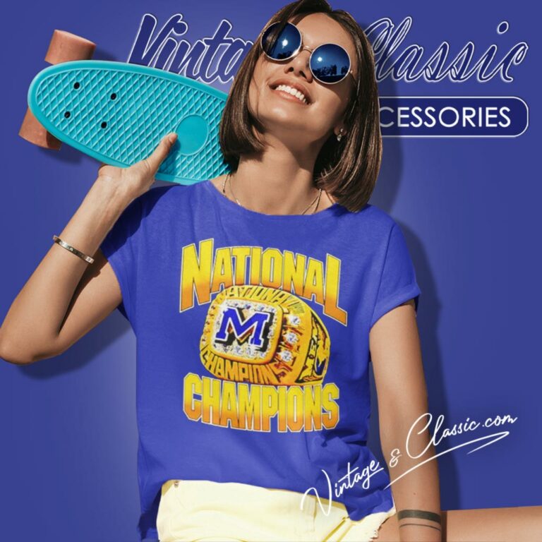 Michigan Wolverines National Champions Ring Women T Shirt Michigan Wolverines National Champions Ring Women T Shirt