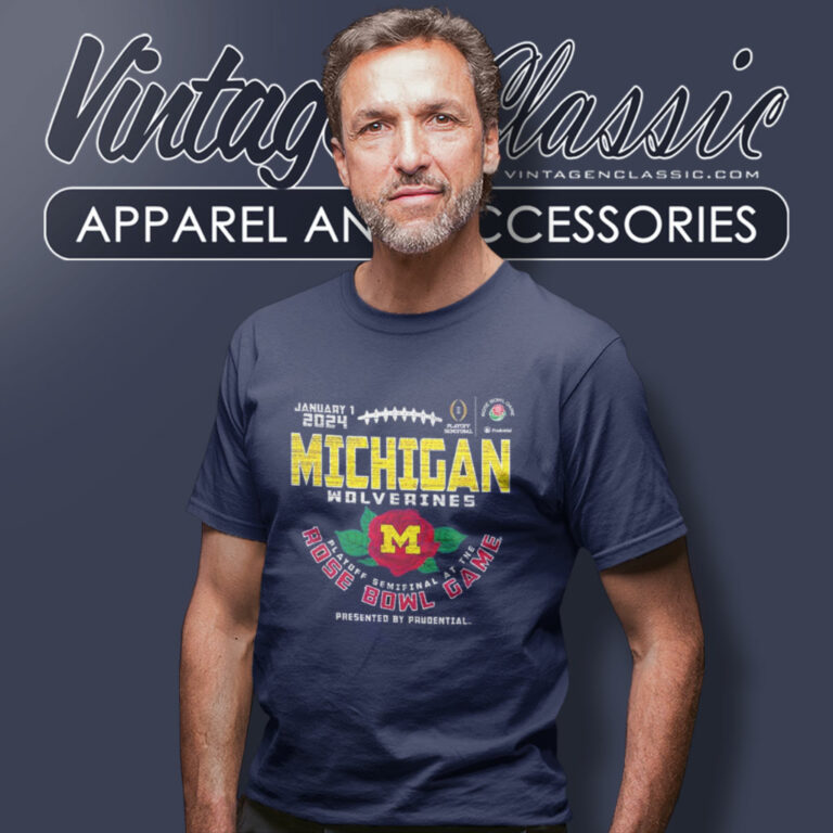 Michigan Wolverines Rose Bowl 2024 T Shirt Michigan Wolverines Rose Bowl 2024 T Shirt