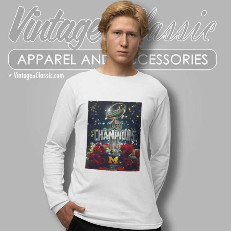 Michigan Wolverines Rose Bowl Champions Are Maize And Blue 2024 Long Sleeve Tee Michigan Wolverines Rose Bowl Champions Are Maize And Blue 2024 Long Sleeve Tee