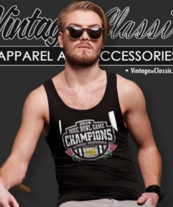 Michigan Wolverines Rose Bowl Game Champions 2024 Tank Top Racerback 1