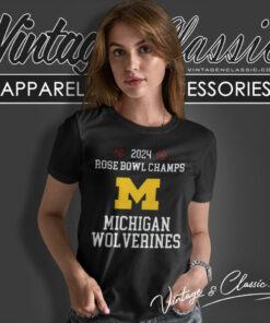 Michigan Wolverines Shirt Rose Bowl Champions Women T Shirt