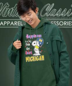 Michigan Wolverines Snoopy And Woodstock Happiness Is A Hug From The Heart Shirt 6 Michigan Wolverines Snoopy And Woodstock Happiness Is A Hug From The Heart Hoodie