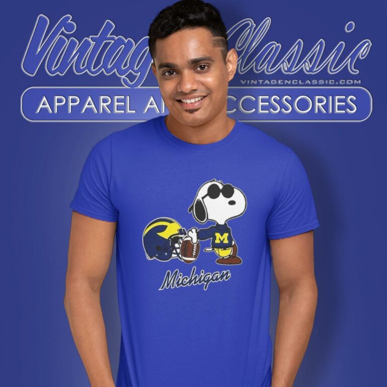Michigan Wolverines Snoopy Joe Cool T Shirt Michigan Wolverines Snoopy Joe Cool T Shirt