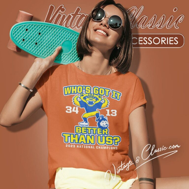 Michigan Wolverines Whos Got It 34 13 Better Than Us 2023 National Champions Women T Shirt Michigan Wolverines Whos Got It 34 13 Better Than Us 2023 National Champions Women T Shirt