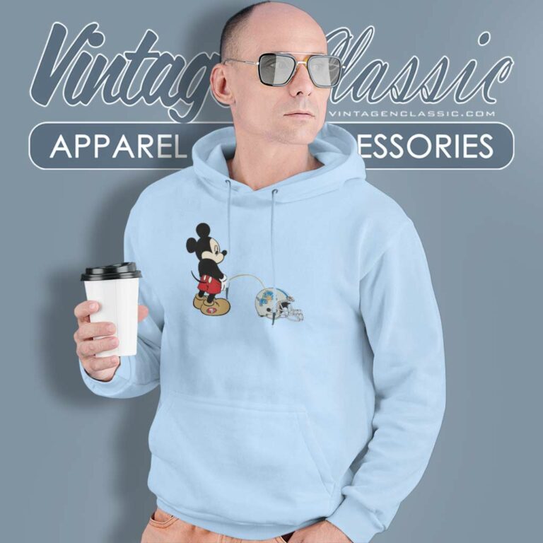 Mickey 49ers Piss On Detroit Lions Hoodie Mickey 49ers Piss On Detroit Lions Hoodie