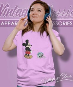 Mickey 49ers Piss On Detroit Lions Women TShirt