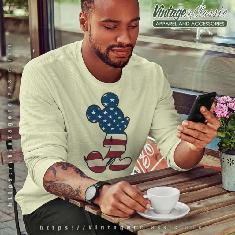 Mickey 4th Of July Patriotic America Sweatshirt Mickey 4th Of July Patriotic America Sweatshirt