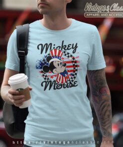 Mickey 4th Of July Usa Flag T Shirt