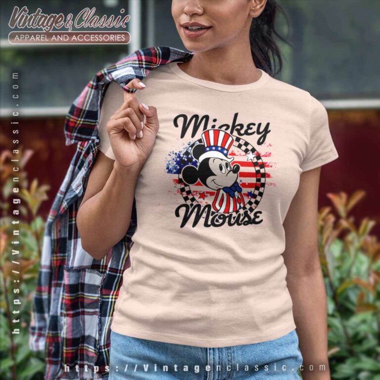 Mickey 4th Of July Usa Flag Women TShirt Mickey 4th Of July Usa Flag Women TShirt