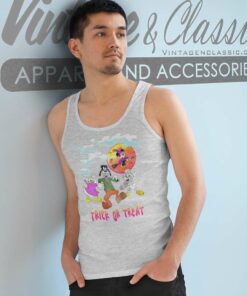 Mickey And Friends Trick Or Treat Tank Top Racerback 1