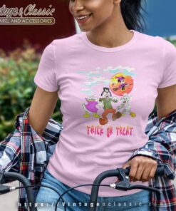 Mickey And Friends Trick Or Treat Women TShirt 1