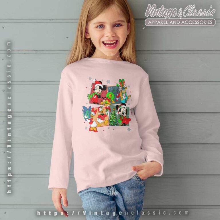 Mickey And Friends Christmas Holiday kids Longsleeve Mickey And Friends Christmas Holiday kids Longsleeve