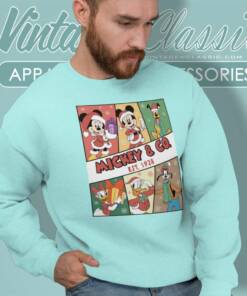 Mickey And Friends Co 1928 Christmas Sweatshirt