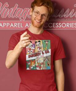 Mickey And Friends Co 1928 Christmas T Shirt