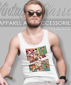 Mickey And Friends Co 1928 Christmas Tank Top Racerback