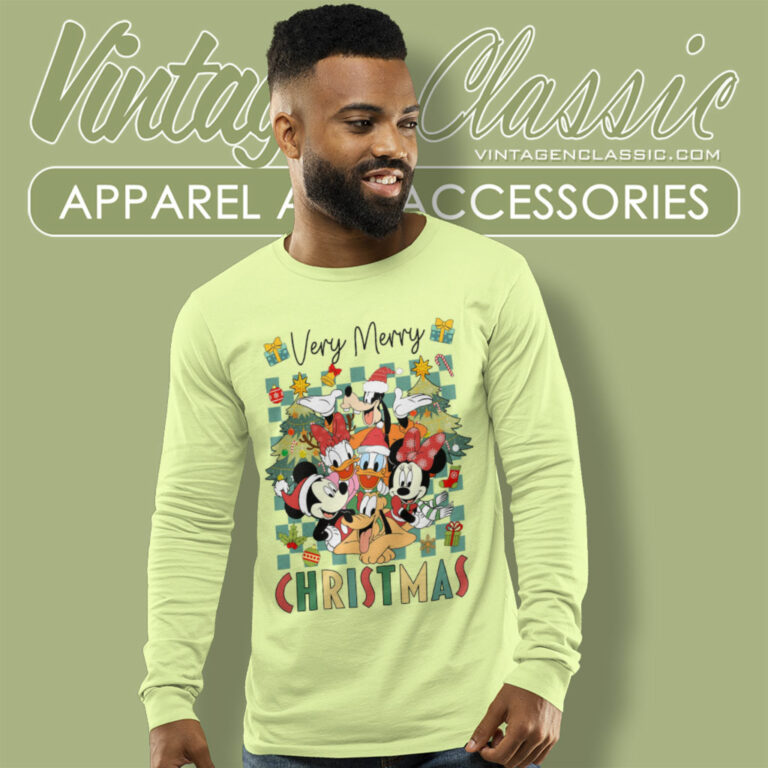 Mickey And Friends Disney Christmas Long Sleeve Tee Mickey And Friends Disney Christmas Long Sleeve Tee