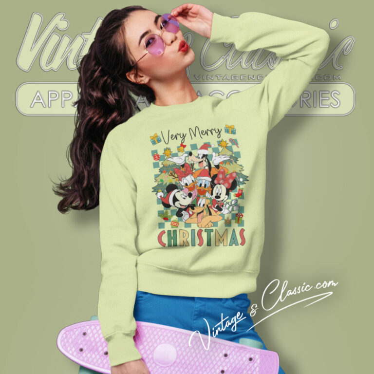Mickey And Friends Disney Christmas Sweatshirt Mickey And Friends Disney Christmas Sweatshirt
