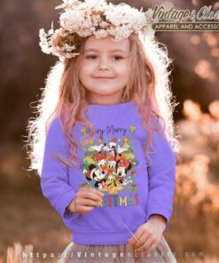 Mickey And Friends Disney Christmas kids Sweatshirt