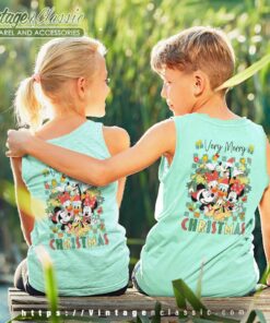 Mickey And Friends Disney Christmas kids Tanktop