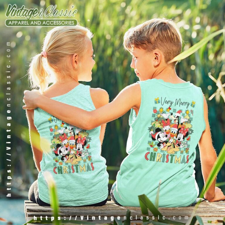 Mickey And Friends Disney Christmas kids Tanktop Mickey And Friends Disney Christmas kids Tanktop