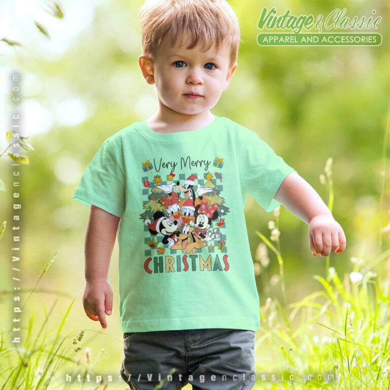 Mickey And Friends Disney Christmas kids Tshirt Mickey And Friends Disney Christmas kids Tshirt