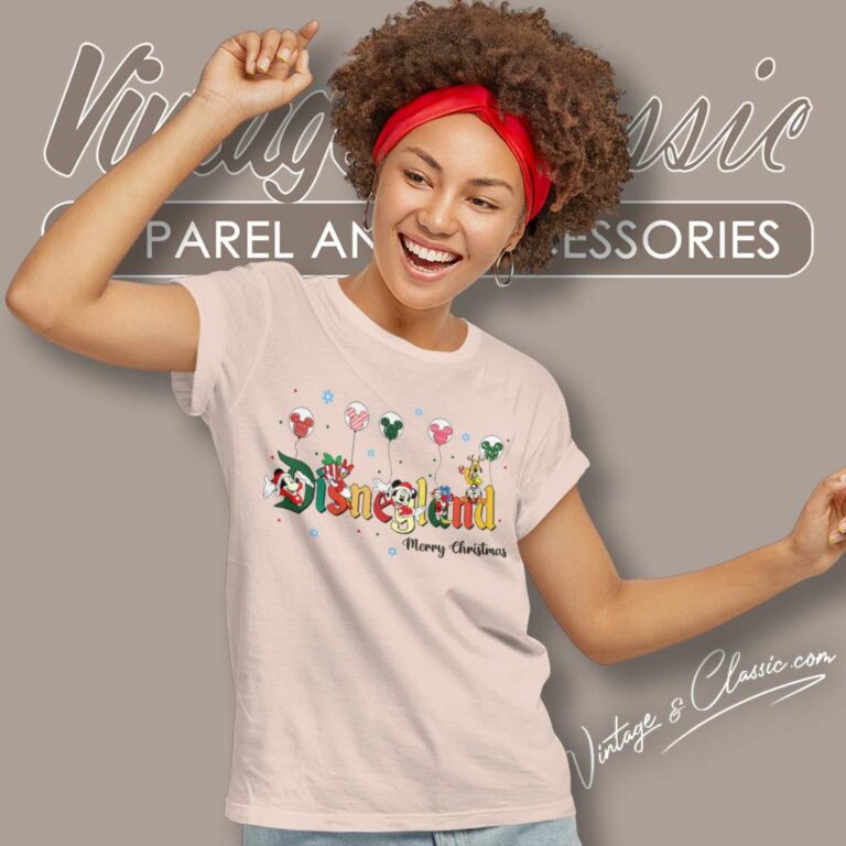 Mickey And Friends Disneyland Christmas Women TShirt Mickey And Friends Disneyland Christmas Women TShirt