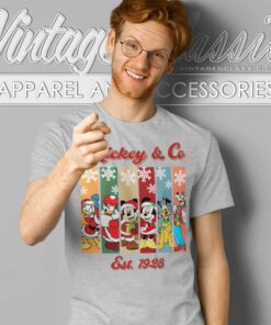 Mickey And Friends Est 1928 Christmas T Shirt